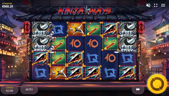 Online automat Ninja Ways od Red Tiger Gaming