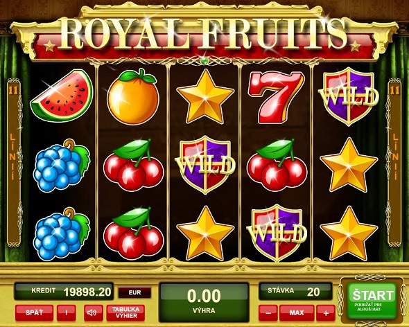 Ovocný online automat Royal Fruits od Adell