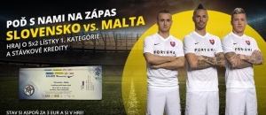 Fortuna: súťaž o lístky na kvalifikáciu MS vo futbale 2018: Slovensko vs. Malta