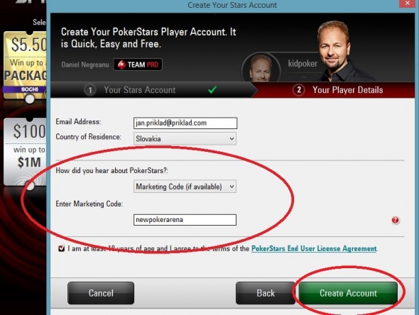 PokerStars - návod na registráciu 4 PokerStars - návod na registráciu 4
