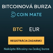 Coinmate - česká bitcoinová burza, nakupovať ide aj za eura