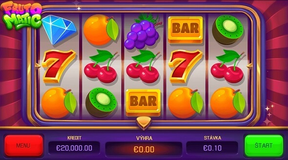 Frutomatic v online kasíne Fortuna