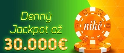 Denný Jackpot v Niké online casine