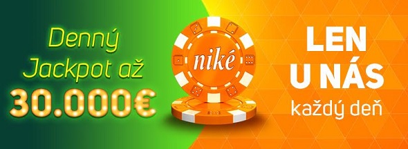 Denný Jackpot v Niké online casine