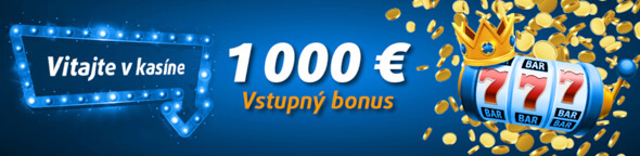 Tipsport Kasíno vstupný bonus 1000 Eur