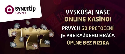 Aktuálne promo akcie v Synot Tip kasíne