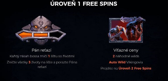Vikings Go To Hell - Úroveň 1 free spins