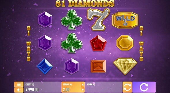 81 Diamonds - hracia plocha
