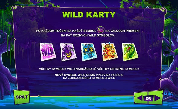 Maji Wilds - WILD symboly