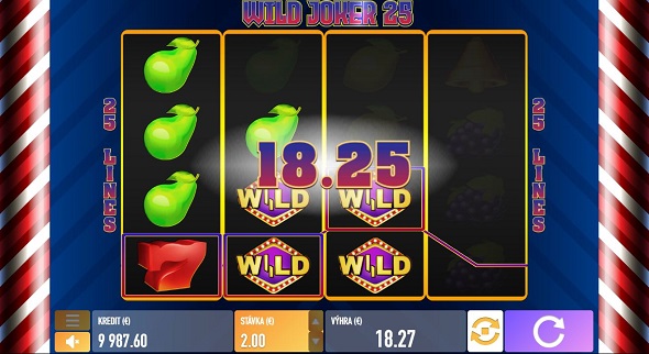 Wild Joker 25 - WILD výhra