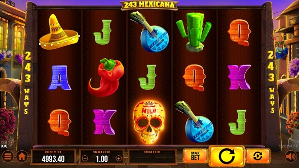 Online automat 243 Mexicana od Synotu