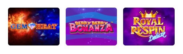 Využite svoje získané Free spiny v hrách Gem Heat, Berry Berry Bonanza a Royal Respin Deluxe