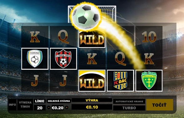 Funkcia FREE KICK online automatu FORTUNA:LIGA