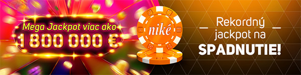 Megajackpot v Niké 1,800,000 Eur