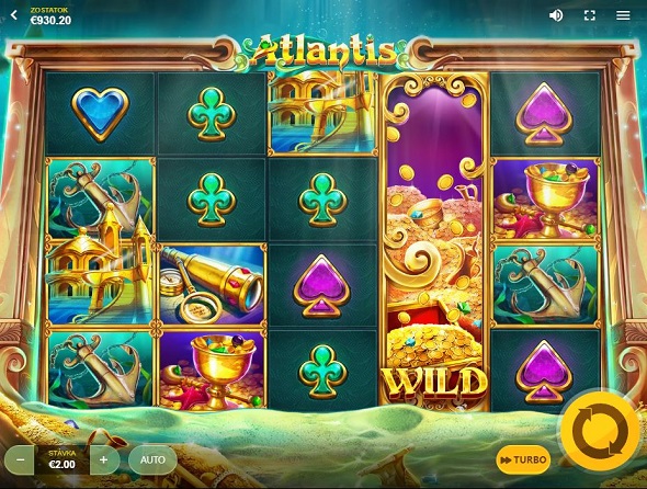 Online automat Atlantis od Red Tiger Gaming