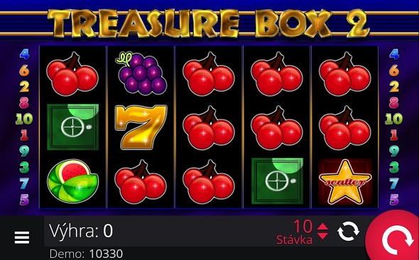 Online automat Treasure Box 2 od E-Gaming