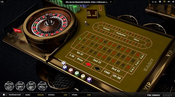Roulette Ultimate VIP v Tipsport kasíne