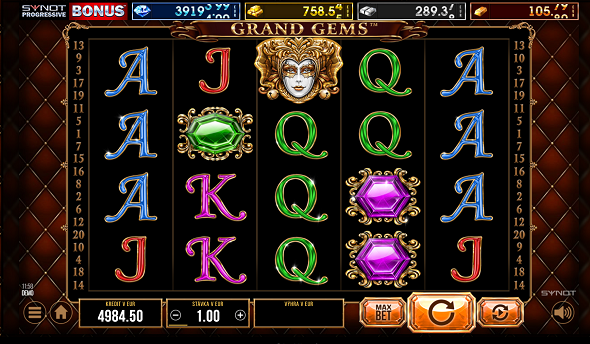 Výherný online automat Grand Gems