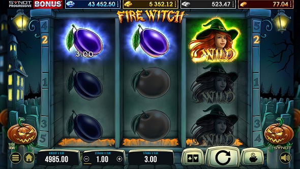 Fire Witch hrací automat