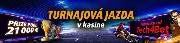 Turnajová jazda v Tipsport online kasíne