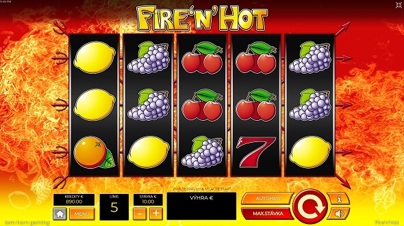 Fire'n'Hot v Synottip casino