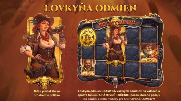 Lovkyňa Odmien v Bounty Raid