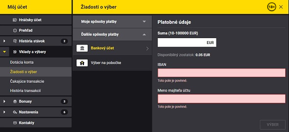 Klikni, založ si konto vo Fortune a vyber si svoju výhru