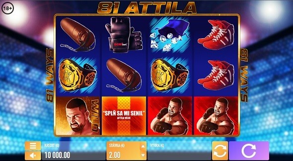 81 Attila online slot v Doxxbet