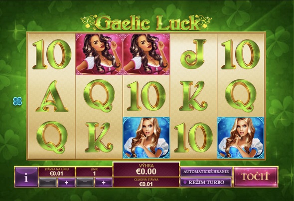 Online automat Gaelic Luck v kasíne Doxxbet SK