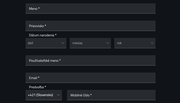 Betor casino SK registrácia