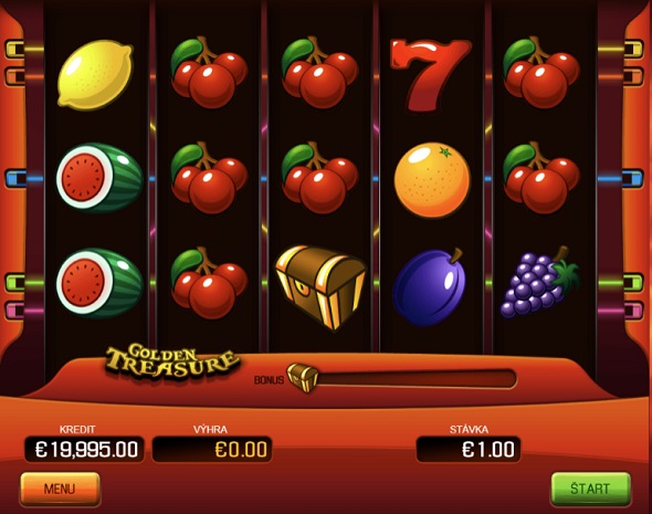 Golden Treasure Apollo Games slot v Tipsporte