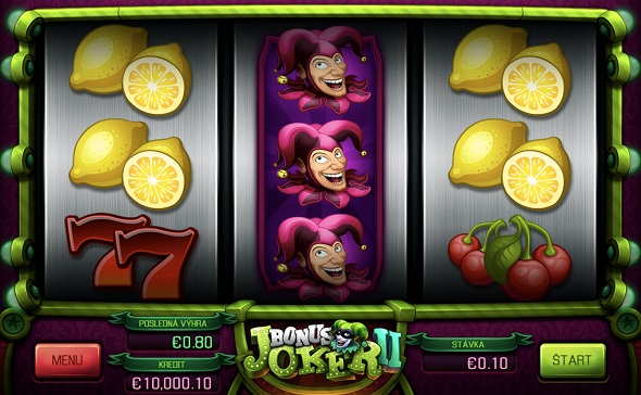 Bonus Joker II v online kasíne Betor