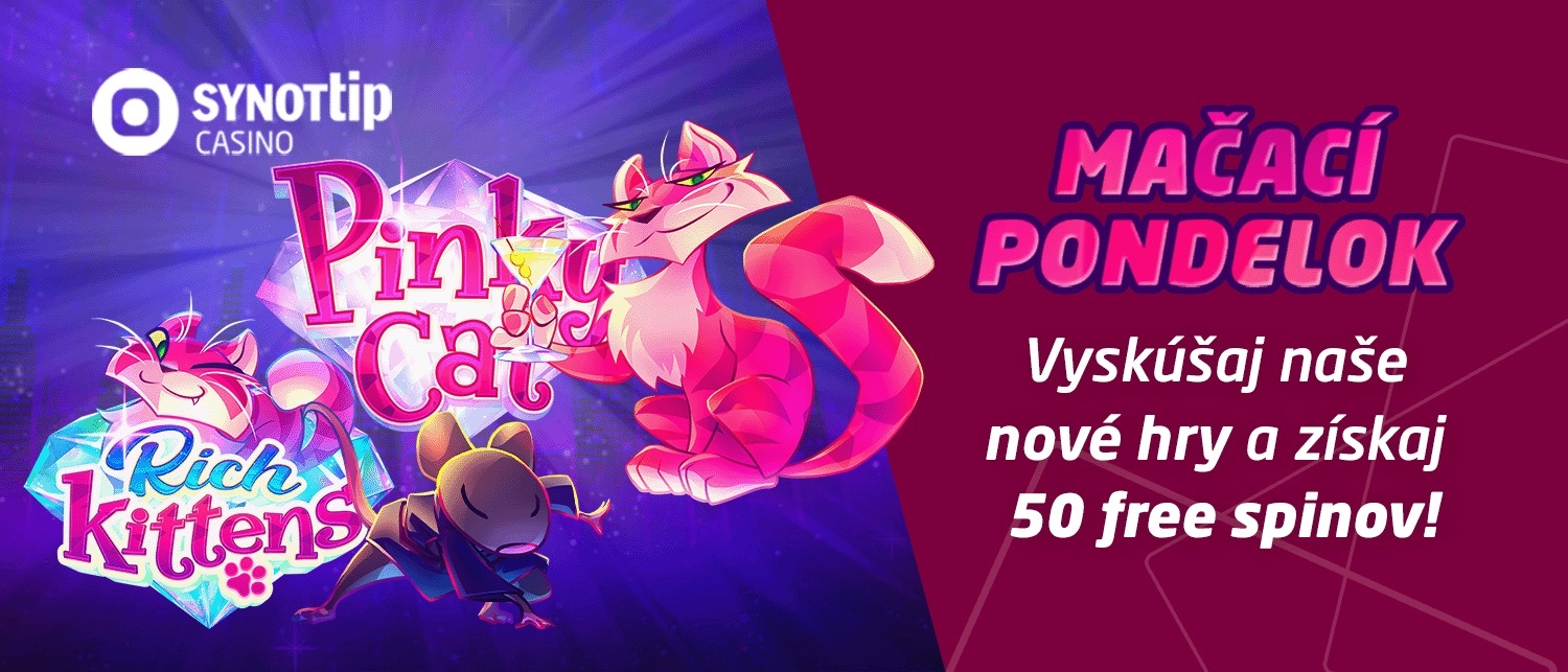 Pondelok v Synot Tip online casino