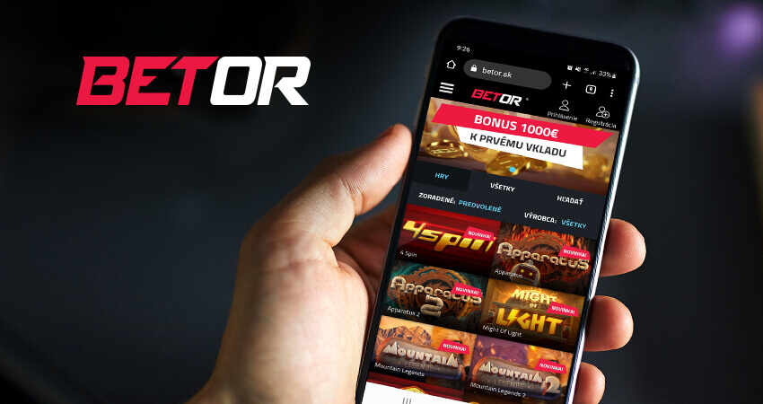 Betor casino v mobile