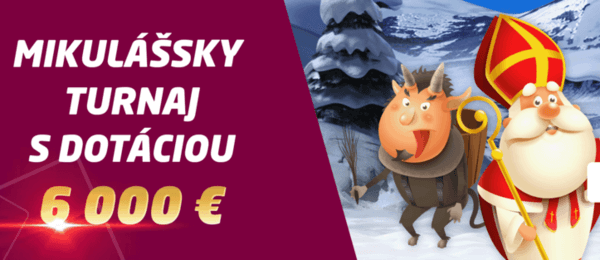 SYNOT TIP online casino Mikulášsky turnaj 2022