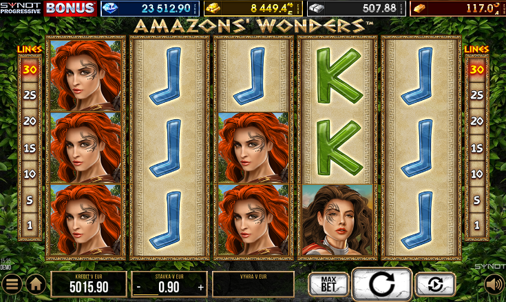 Tipsport online casino automat Amazons' Wonders