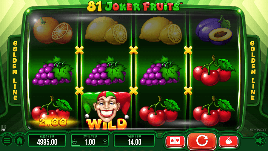 SYNOT TIP casino 81 Joker Fruits SYNOT GAMES automat