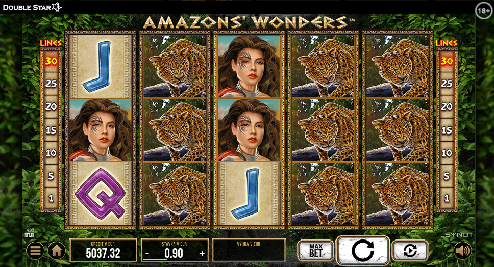 DoubleStar casino automat Amazon's Wonders Synot Games
