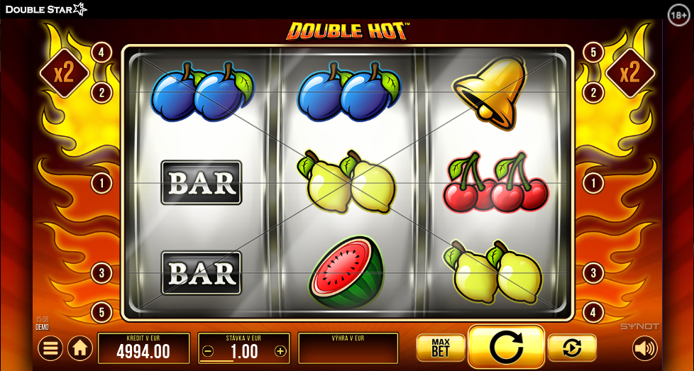 DoubleStar casino automat Double Hot Synot Games