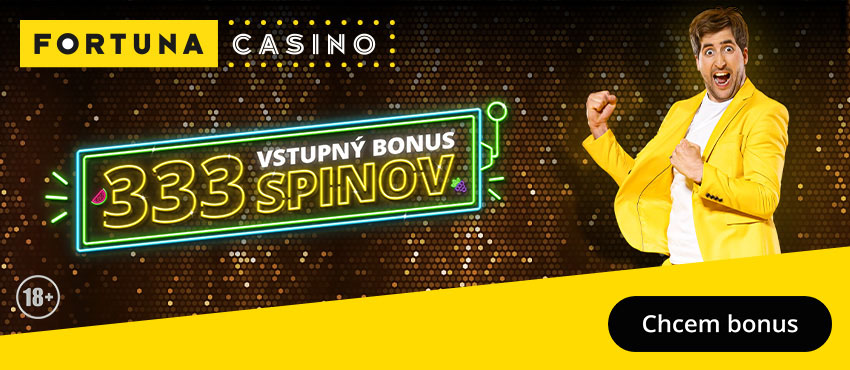 Fortuna vstupný bonus 333 free spinov