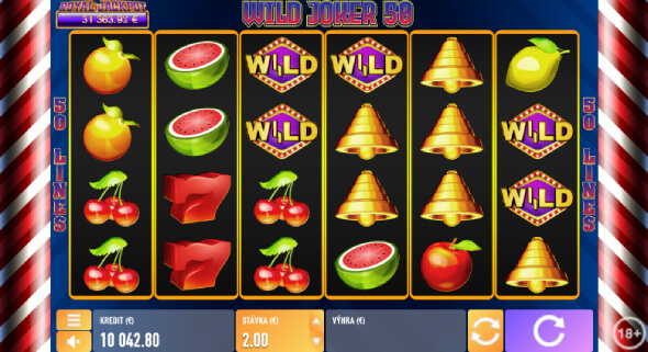 Tipsport online casino Wild Joker 50 automat
