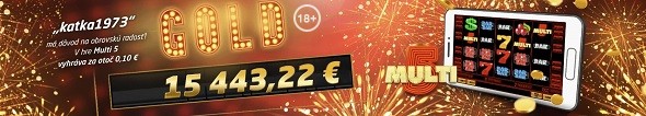 Synottip Gold Jackpot viac ako 15 000 €