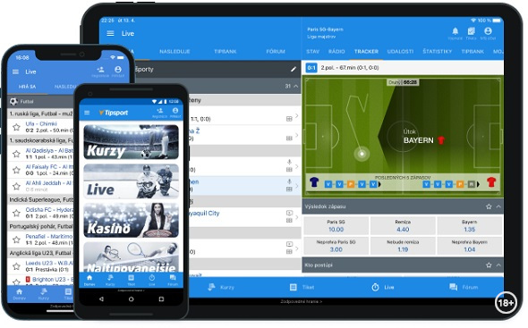 Tipsport mobilná aplikácia