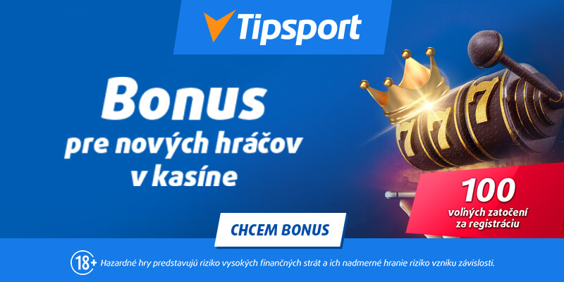 Tipsport bonus 100 free spinov