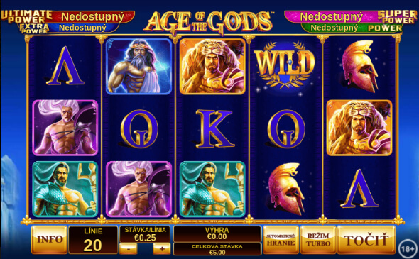 iFortuna online casino automat Age of the Gods