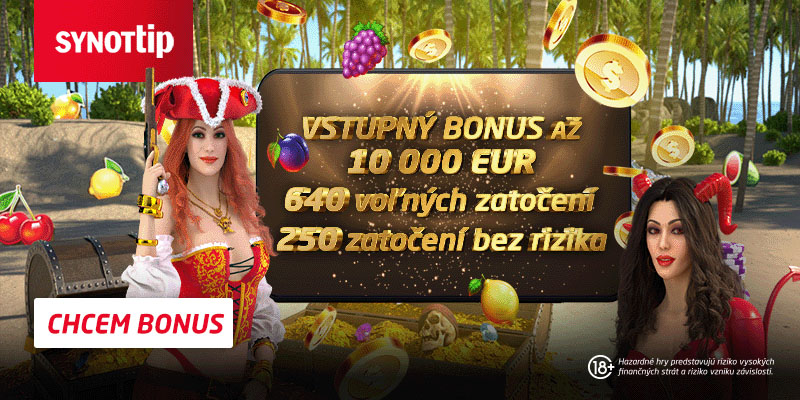 Nový SynotTip vstupný bonus