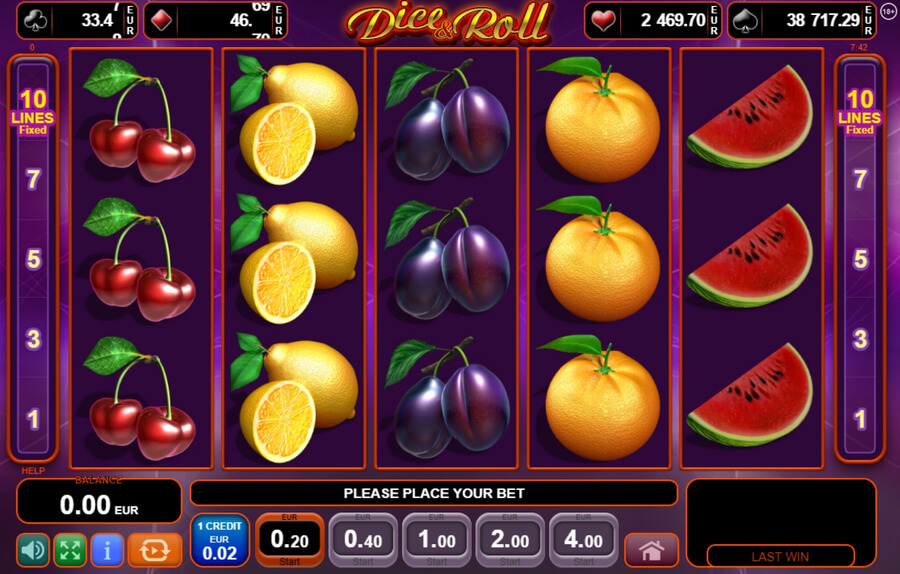 Online automat Dice &amp; Roll v Tipsport casino