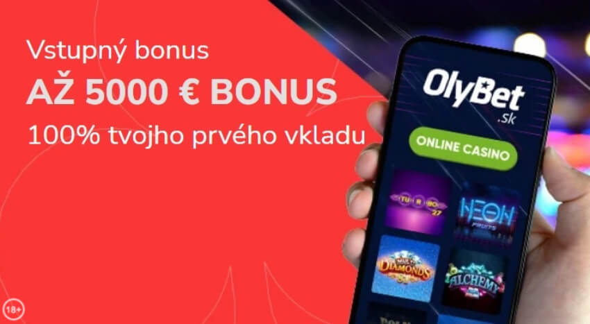 OlyBet online casino - uvítací bonus 5 000 € a free spins