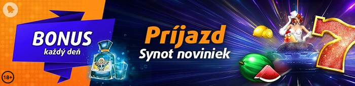 Získajte free spiny na nové Synot automaty