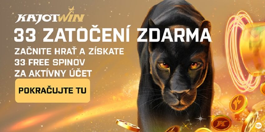KajotWin 33 free spins